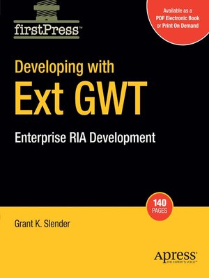 cover image of Developing with Ext GWT